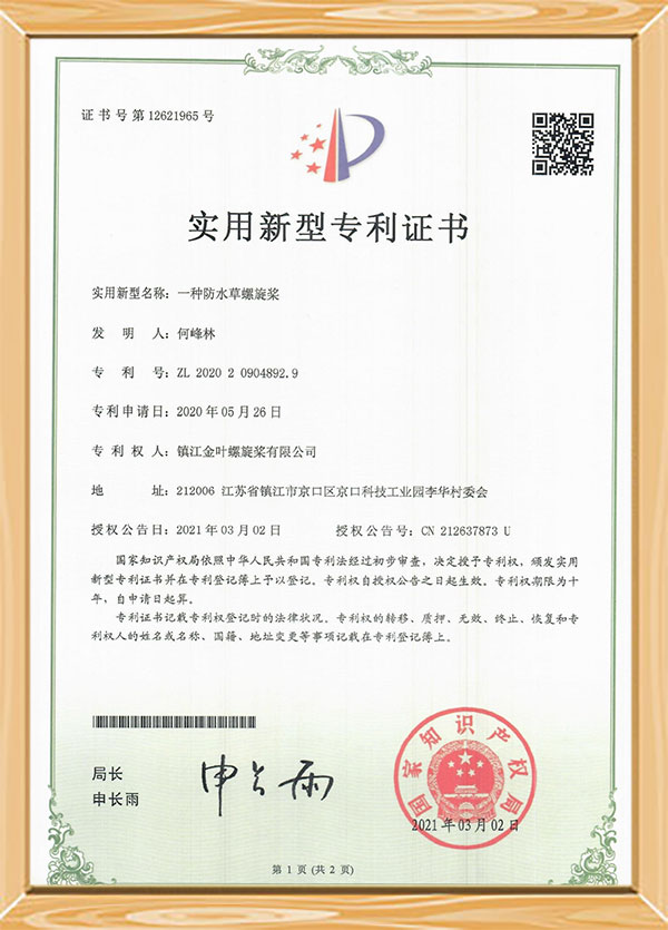 Patentes certificatorium